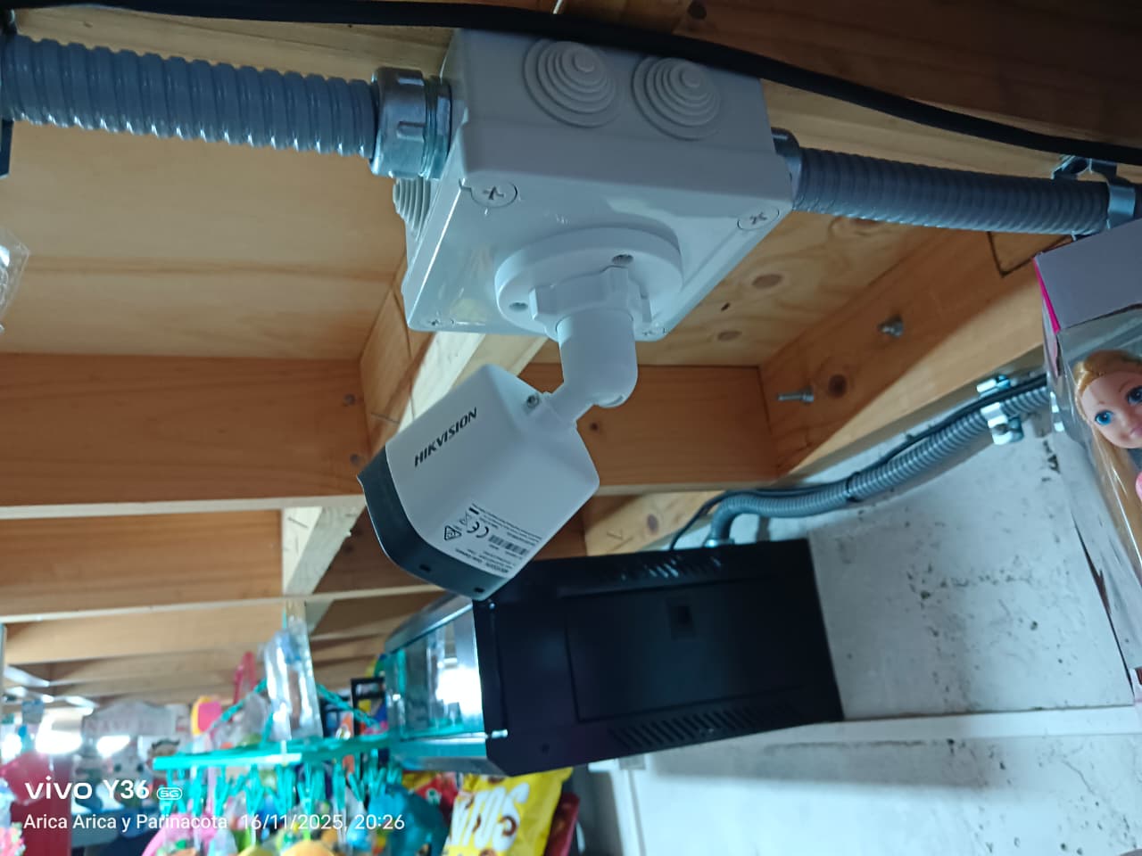 Sistema de seguridad electrónica instalado en propiedad agrícola en Arica